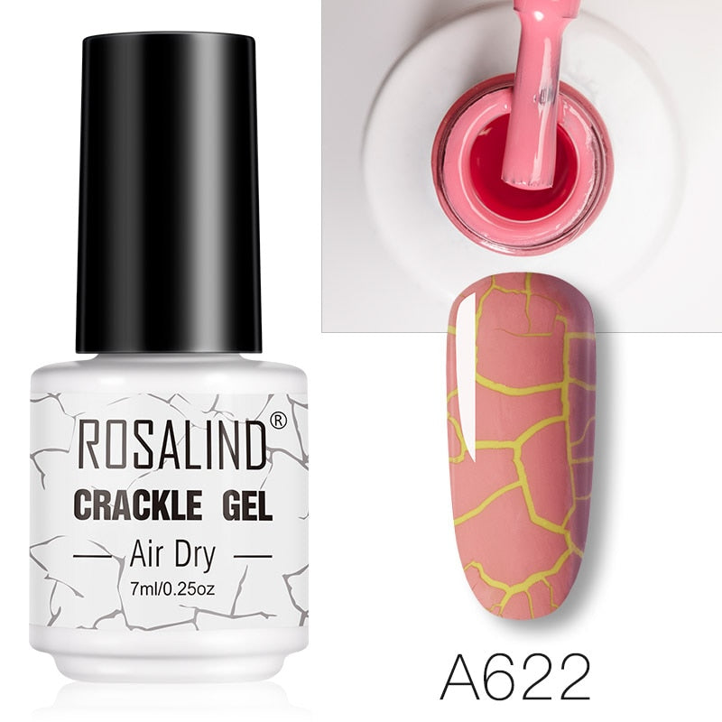 Esmalte de Unha Gel Rosalind - Efeito Crackle