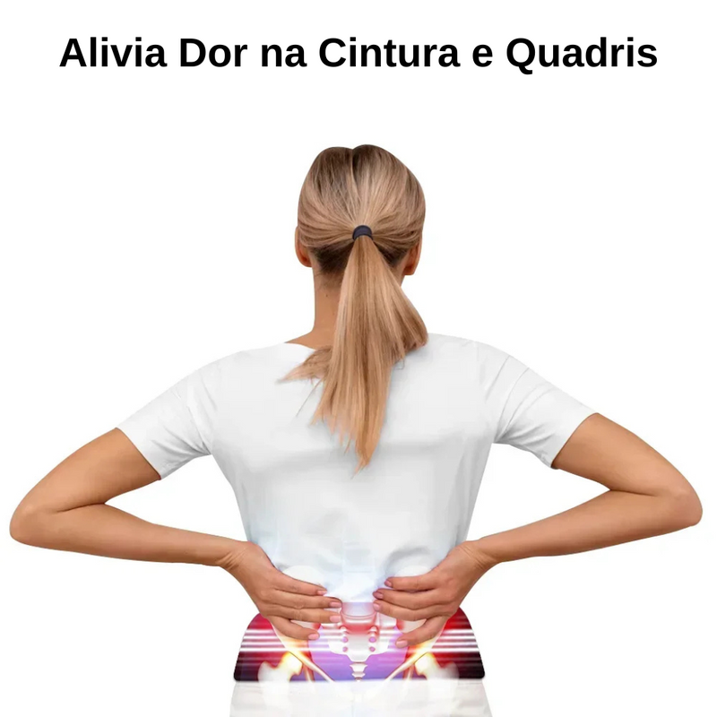 Cinta Ajustável de Suporte para Quadril e Lombar – Alívio da Dor Ciática e Mais Conforto no Movimento